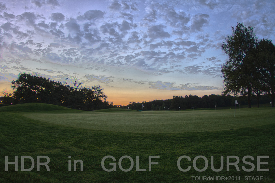 HDR in GOLF COURSE